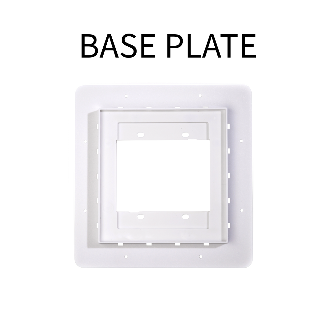 Flush Mount Switch Kit for 5/8" Drywall - 2 Gang