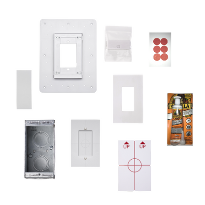 Flush Mount Switch Kit for Marble and Stone Applications