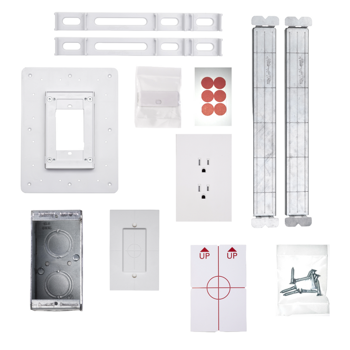 Flush Mount Outlet Kit for Tile Surfaces – Hide A Trim